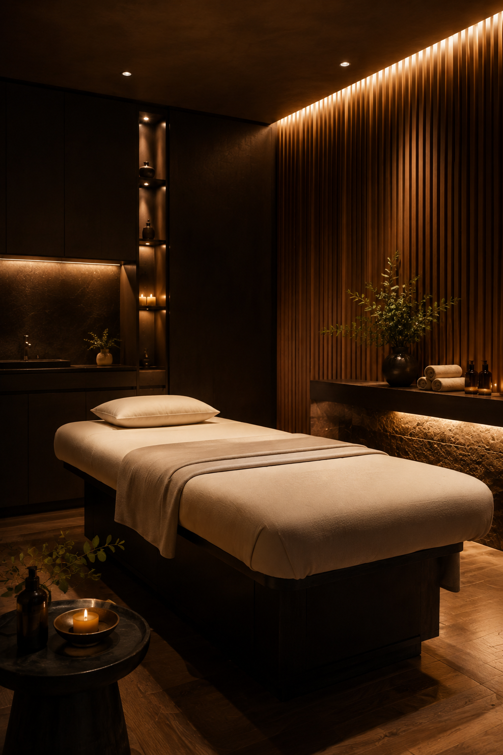 Referencia visual de instalaciones modernas de spa